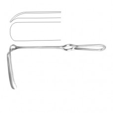 Hoesel Retractor Stainless Steel, 26 cm - 10 1/4" Blade Size 120 x 30 mm